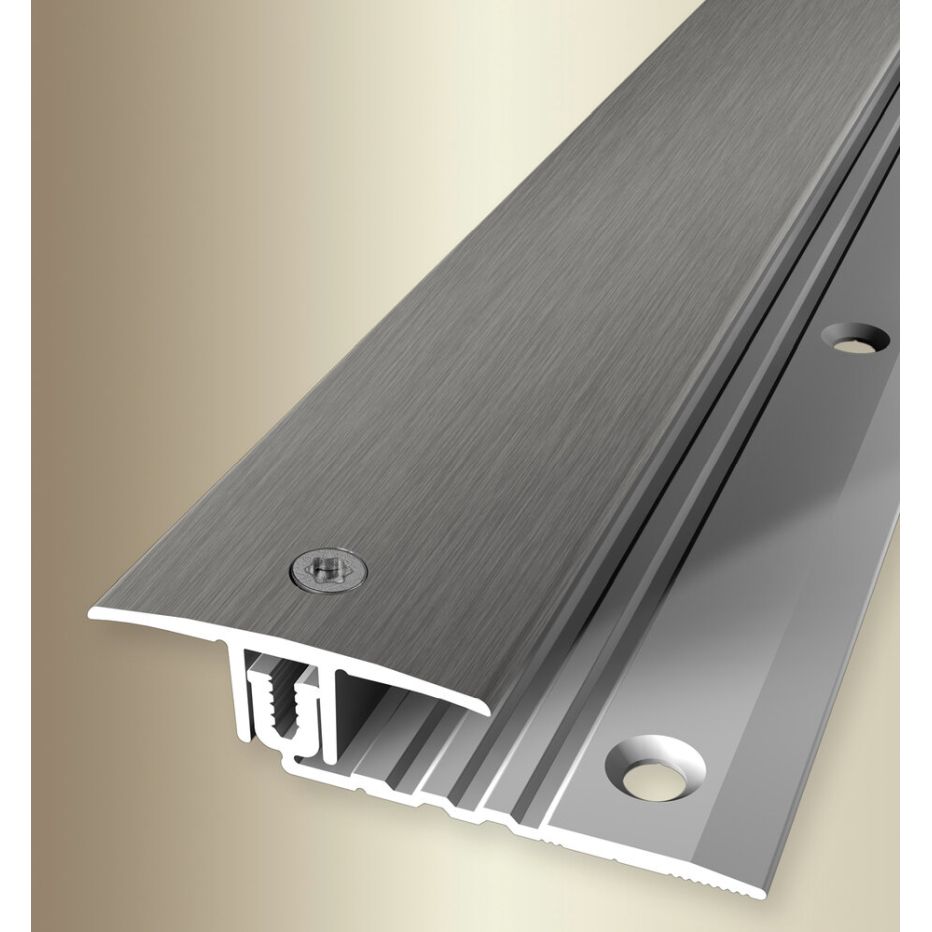 Perfil de transición PROVISTON, ancho 40 mm, altura de borde 6,5 - 16 mm, tira de transición