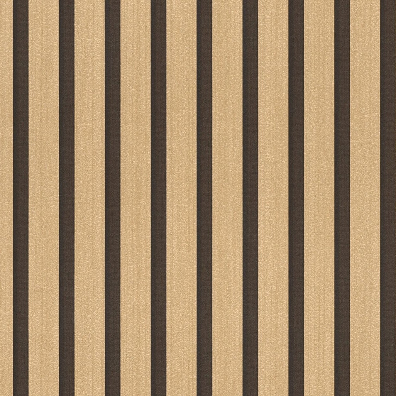 Papel pintado no tejido 786272 con motivos dorados y negros. 50 años de historia. A.S. Wood Look. A.S. Creation.