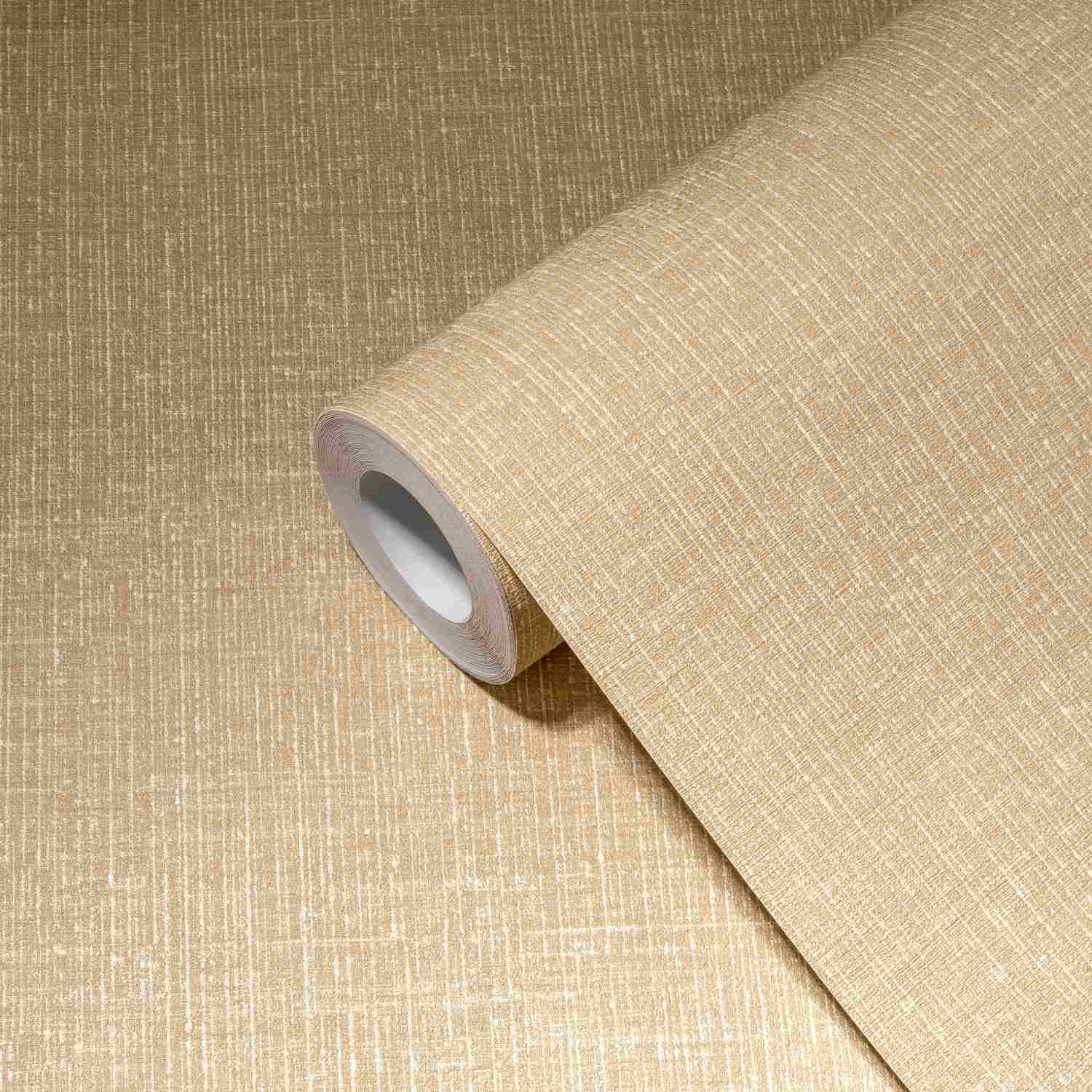 A.S. Creation MI HOGAR. MI SPA. 386945 Papel pintado no tejido Color liso 0,53 x 10,05 m Beige