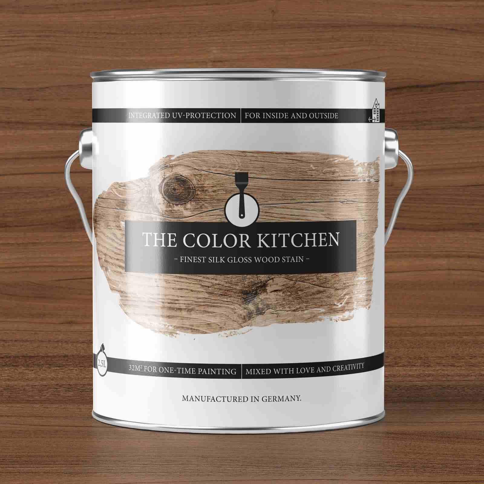 Tinte para madera de nogal The Color Kitchen Nogal Intenso Acabado brillante para interiores y exteriores