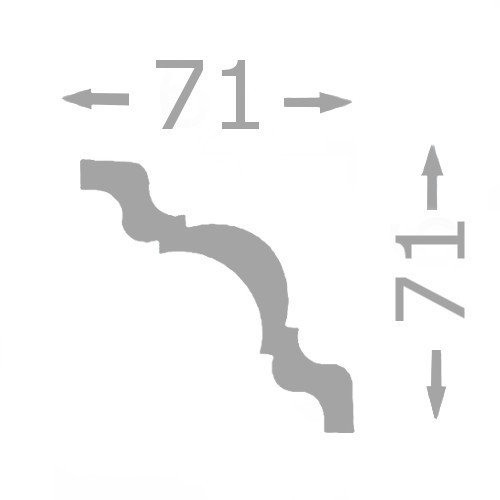 Stuckleiste "Frankfurt 18" - 2