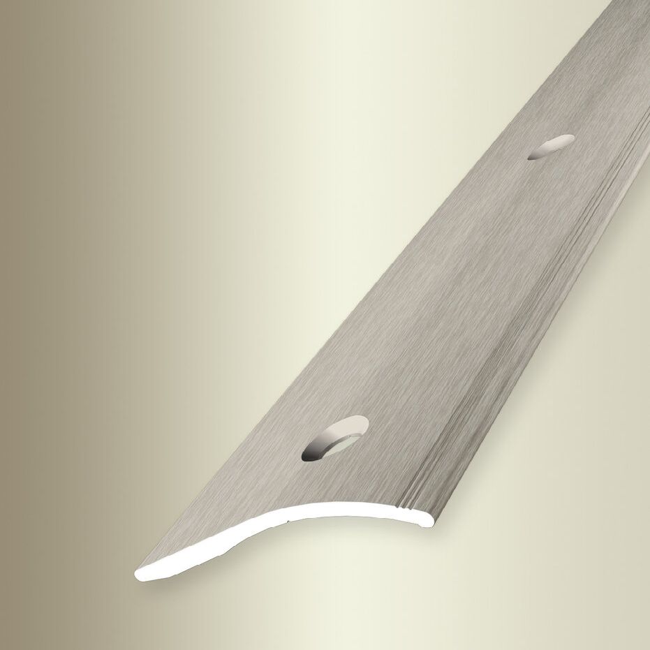 Perfiles de altura y ajuste Küberit, ancho 40 mm, largo 1000 mm, altura de borde 0 - 18 mm, aluminio anodizado