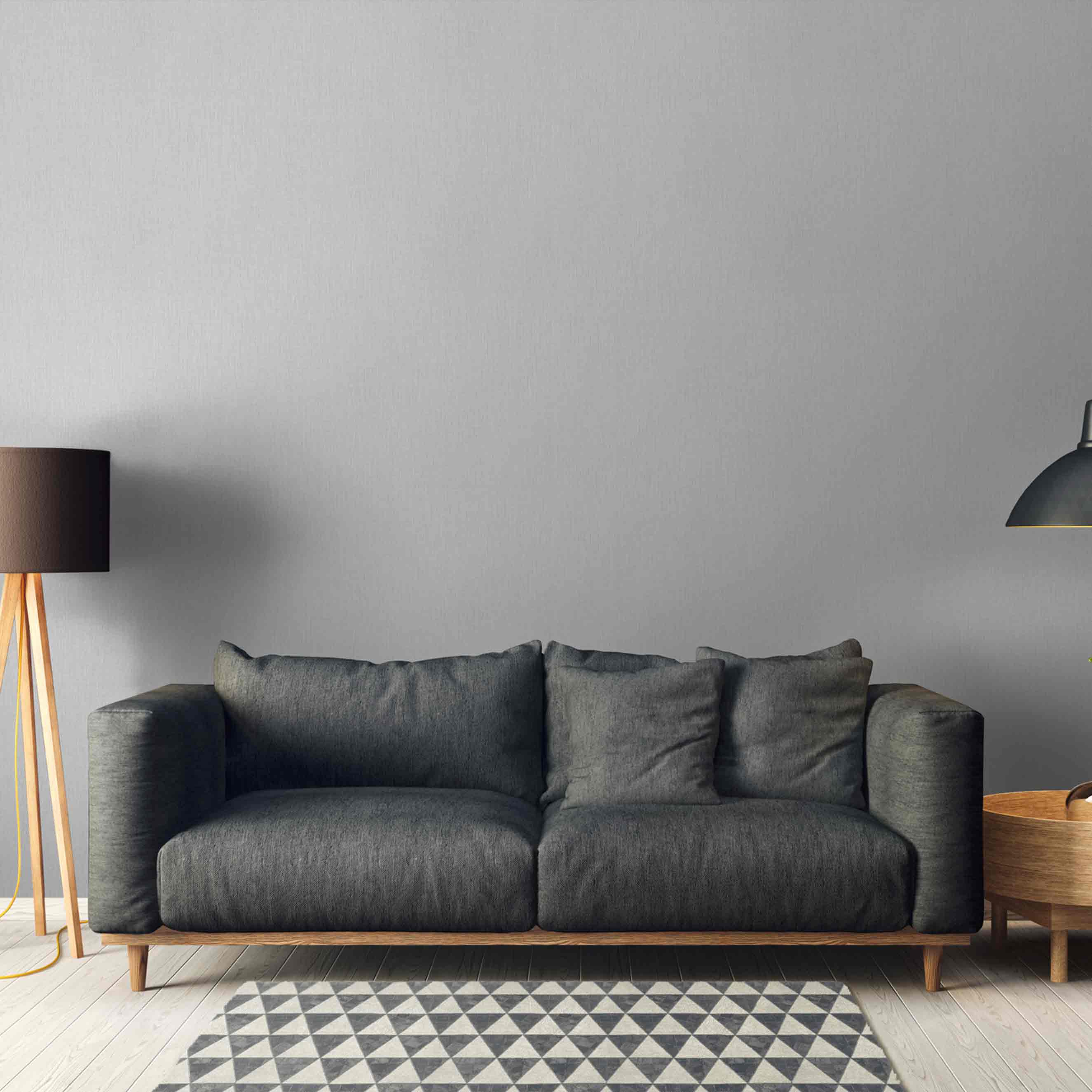 Diseñador Daniel Hechter 6 N.° 10098 Papel pintado no tejido, color liso 0,53 m x 10,05 m Gris