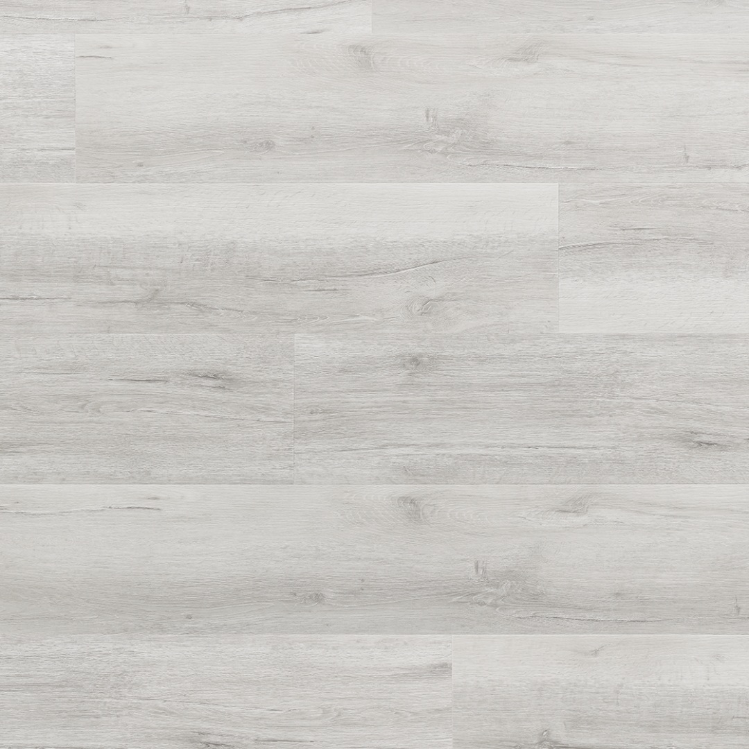 Suelo vinílico acústico LEGNAR Roble Escandinavo 1220 x 229 x 5,3 mm clic vinilo blanco NKL33