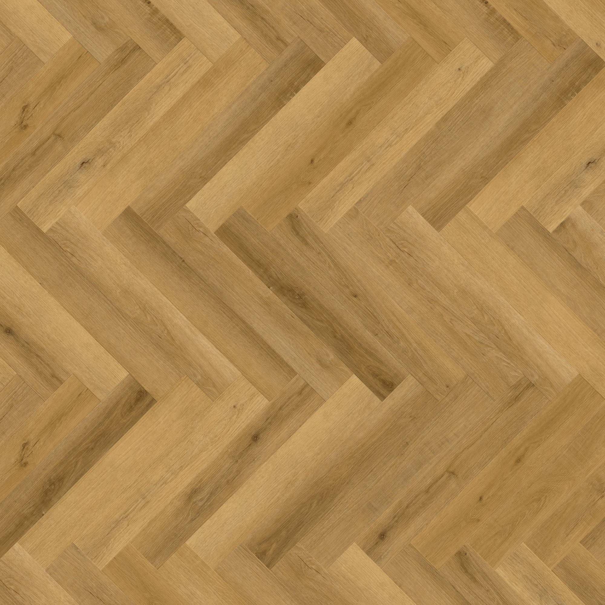 Suelo vinílico 24H3 8154H con diseño de espiga, 609,6 x 101,6 x 5,5 mm, clic, imitación madera, marrón NKL31