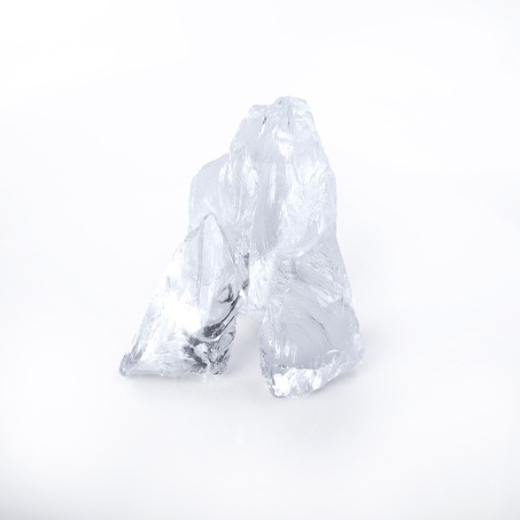 Piedras de gavión de vidrio de 50 a 120 mm. Vidrio para gaviones. Hermosa decoración transparente para jardín.