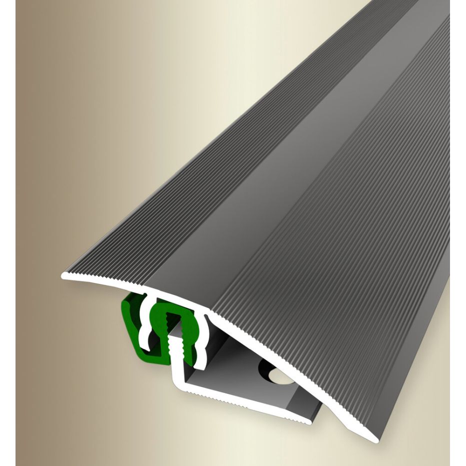 Perfil de transición PROVISTON B 51 mm, altura de borde 3 - 23 mm, tira de transición, aluminio anodizado