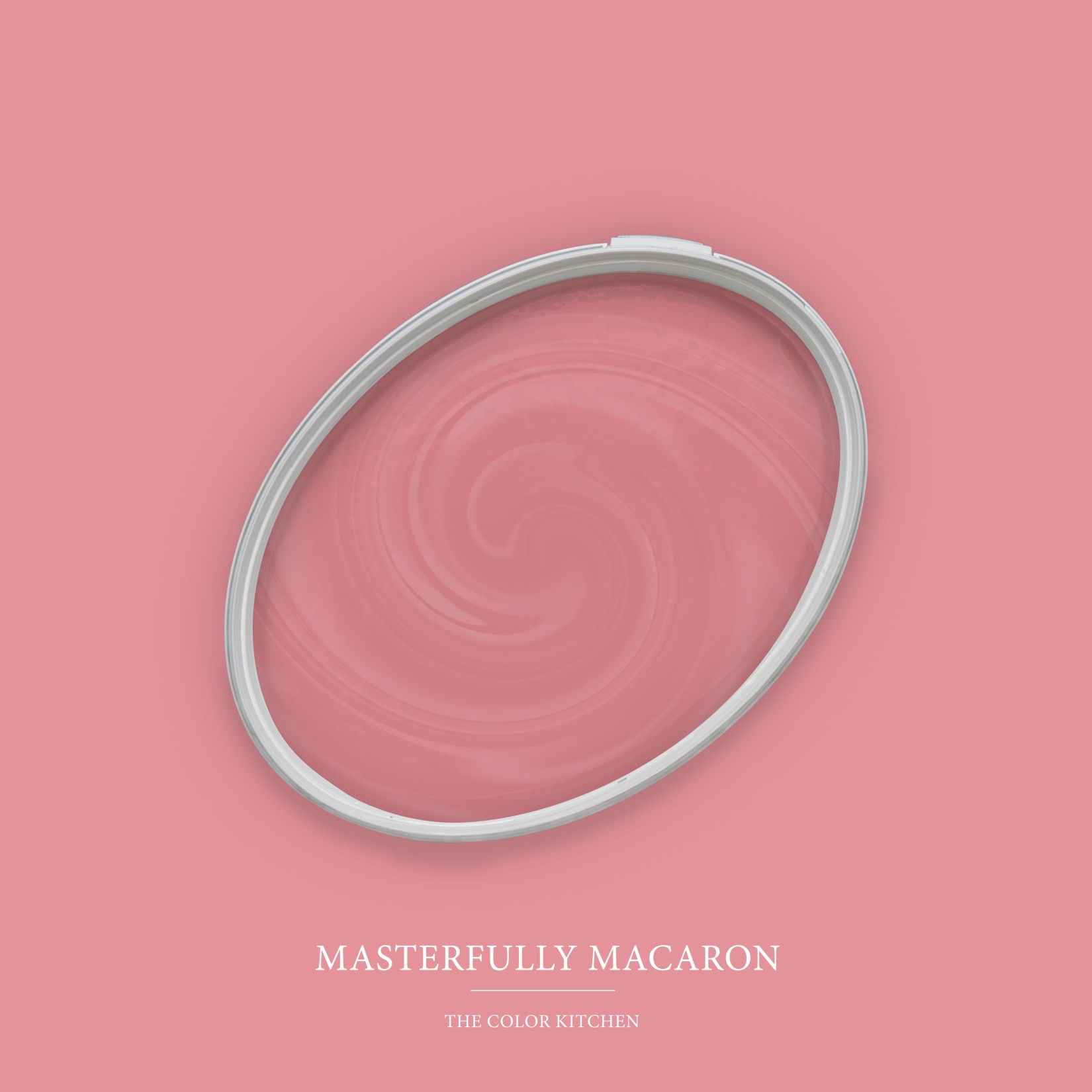 Pintura de pared rosa mate The Color Kitchen Masterfully Macaron Emulsión interior exclusiva