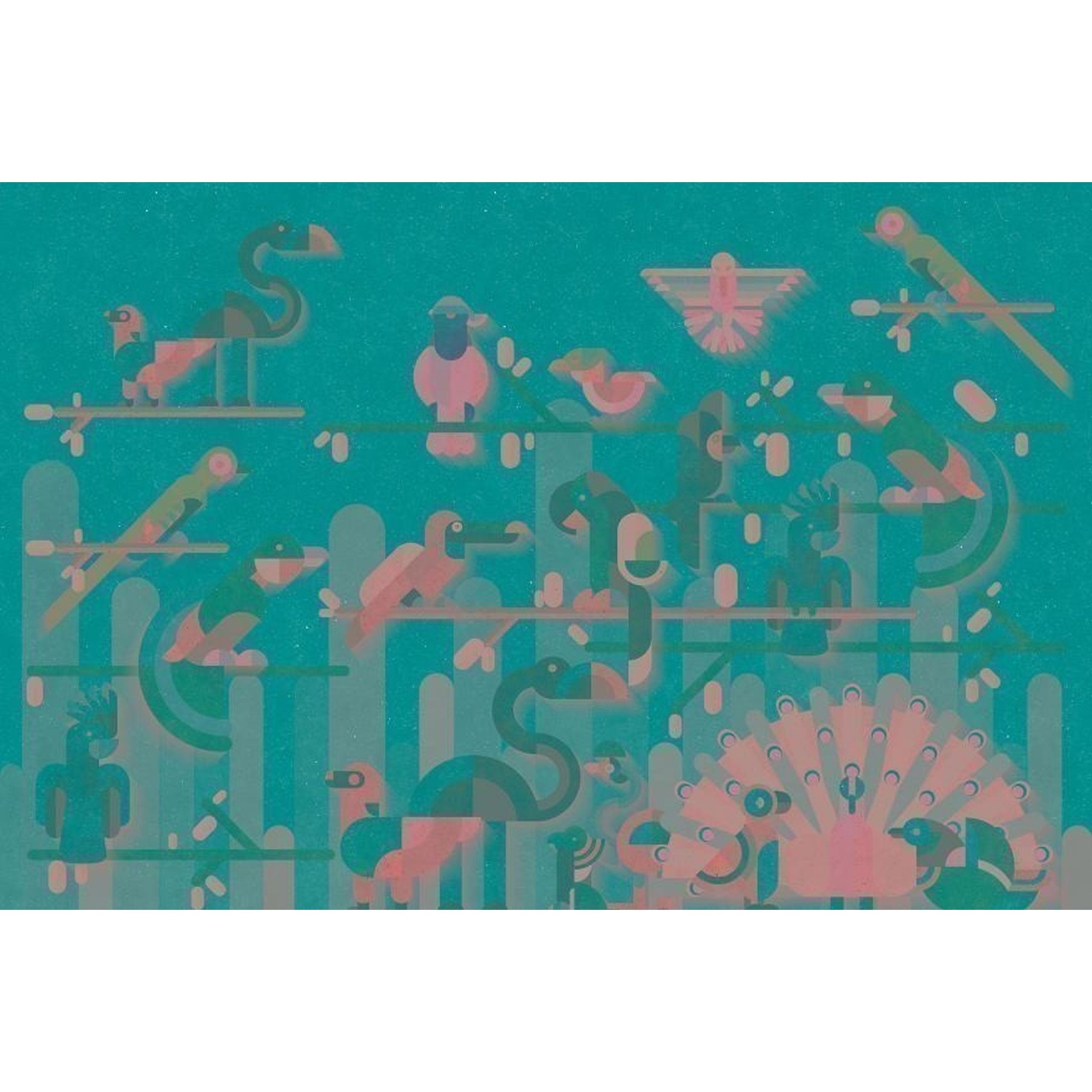 A.S. Creation Walls by Patel 1 DD110956 Fotomural Tejido no tejido Varios tamaños Abstracto Verde