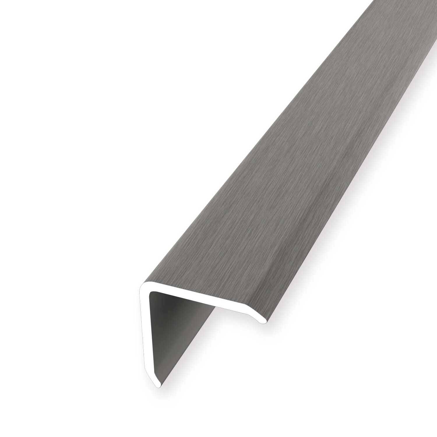 Perfil angular de aluminio liso sin perforar Küberit de 20 x 20 x 2500 mm para protección de esquinas