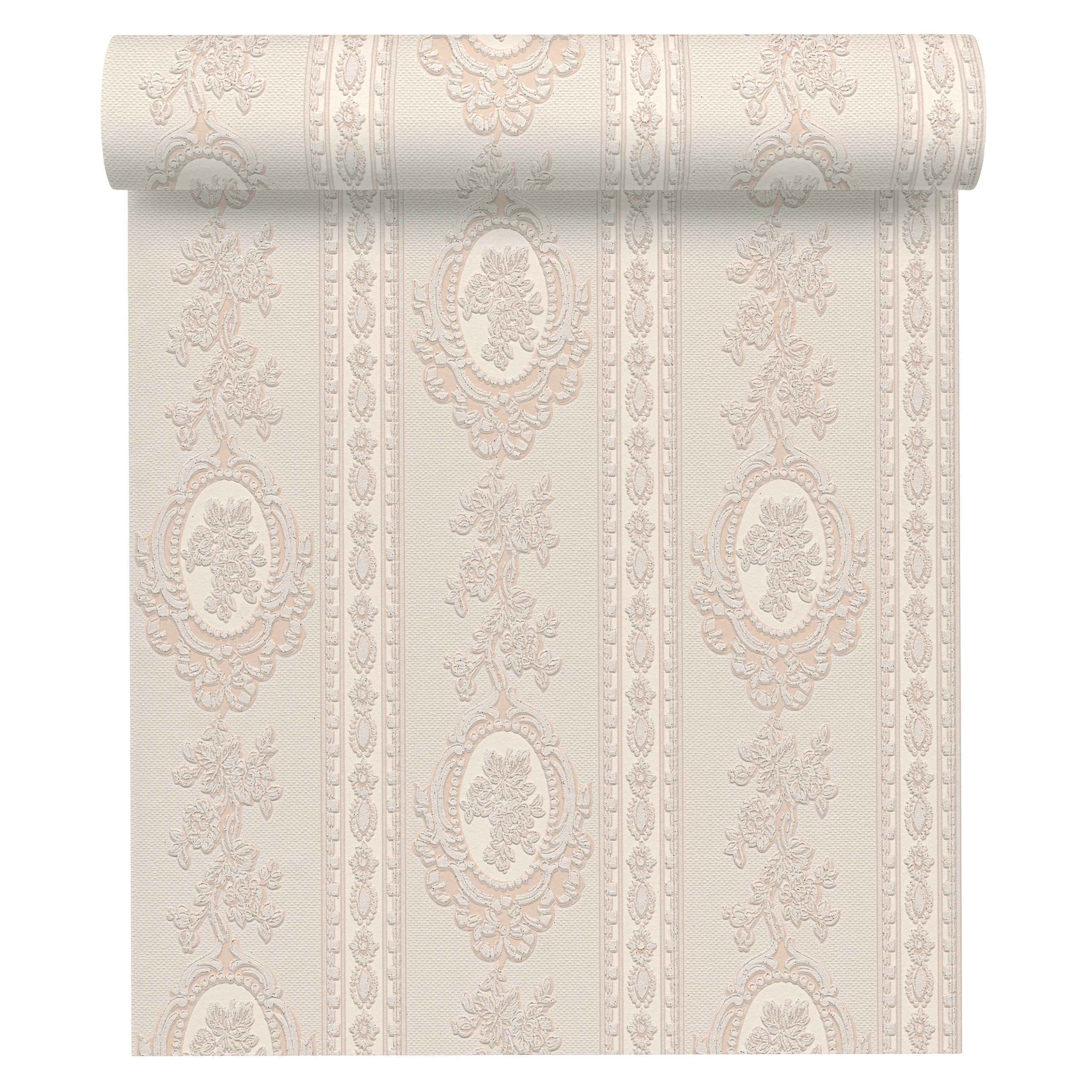 A.S. Creation Hoja suelta 186133 Papel pintado Diseño a rayas 0,53 x 10,05 m Beige