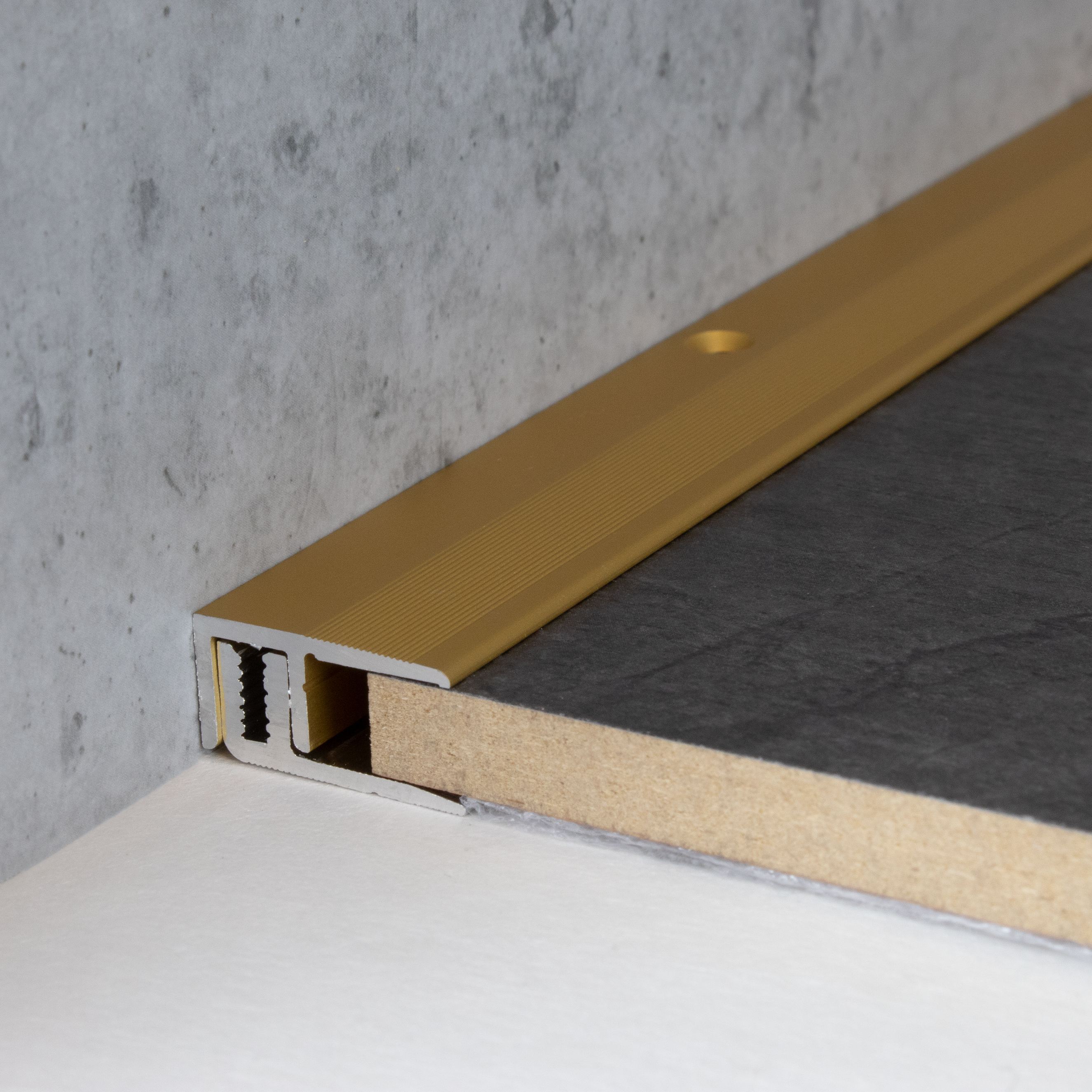 Perfiles de remate y canto PROVISTON Edmonton, altura 10 mm, ancho 21 mm, altura del canto 7 - 15 mm