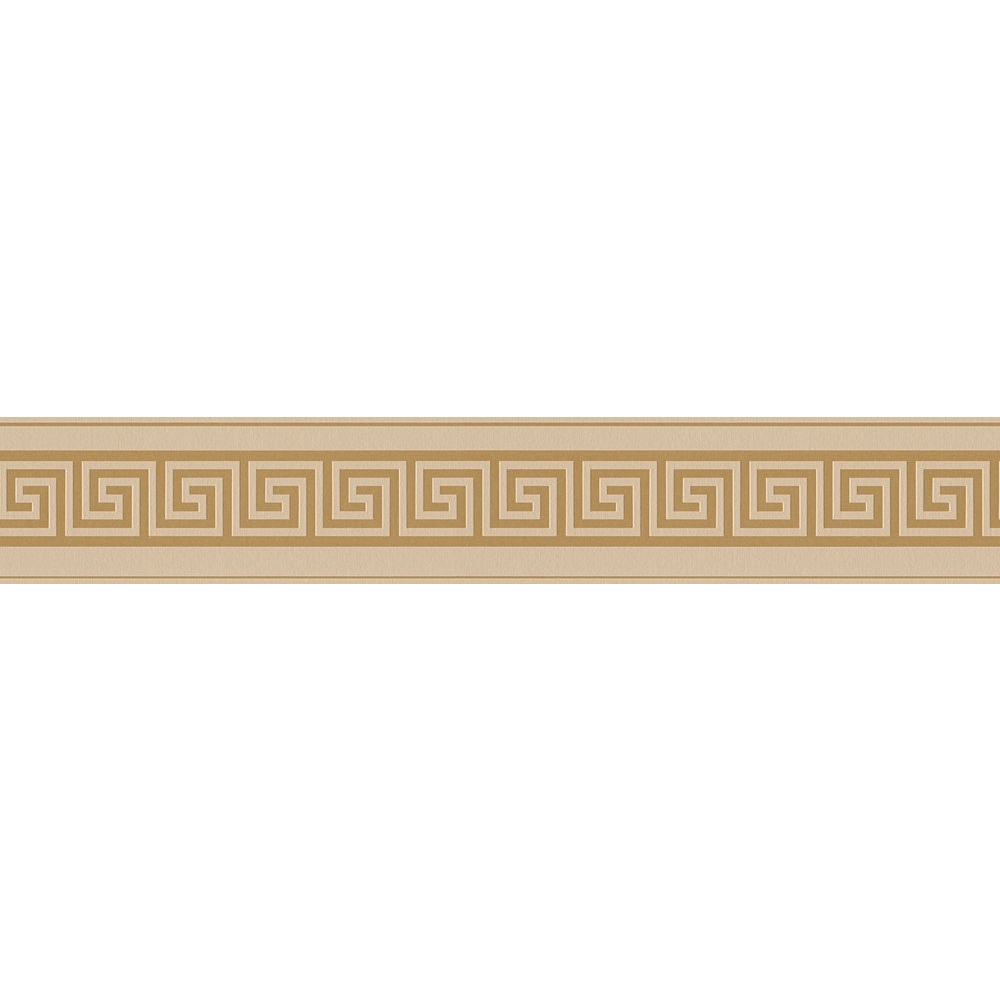 A.S. Creation Only Borders 11 383938 Cenefa no tejida Geométrica 5,00 x 0,10 m Oro