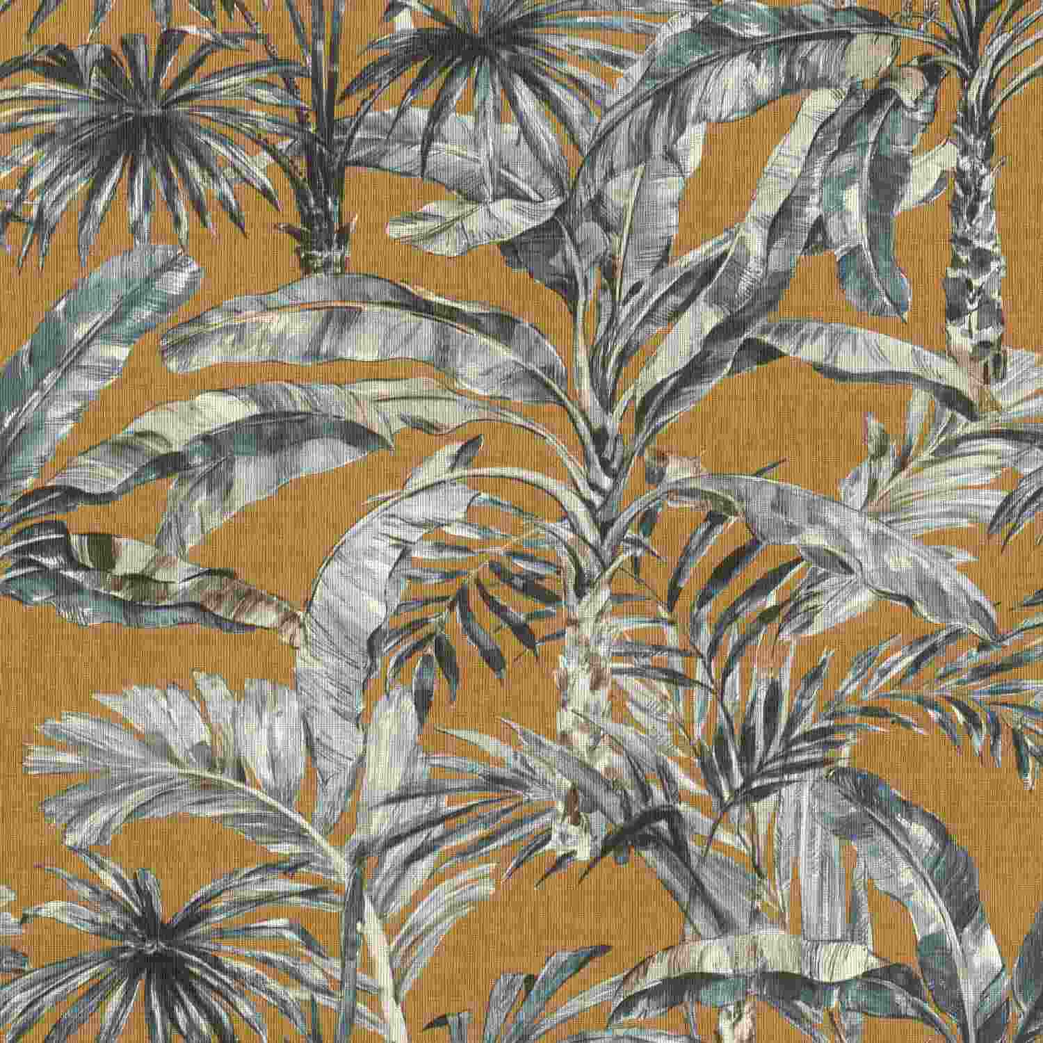 Rasch Florentino III 485264 Papel pintado no tejido Botánico 0,53 x 10,05 m Amarillo