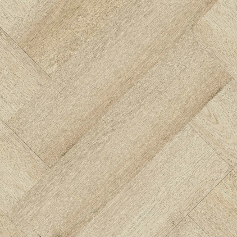 Suelo vinílico AMARON Herringbone Dryback Preston Oak 616 x 154 x 2,5 mm Vinilo adhesivo Beige NKL42