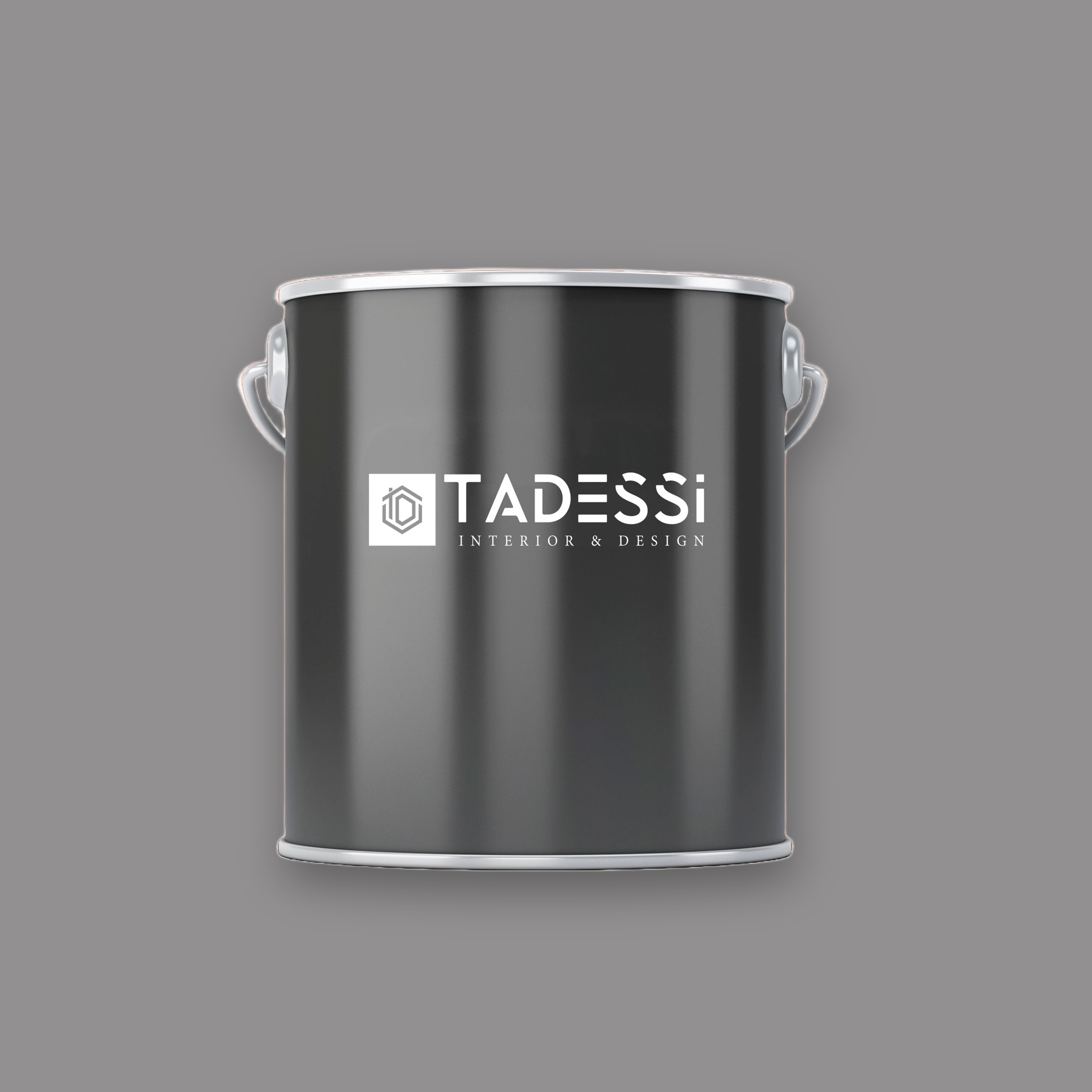 TADESSI Wall Select - Pintura de pared gris - Gris oscuro - Pintura de interior de alta calidad - Color intenso