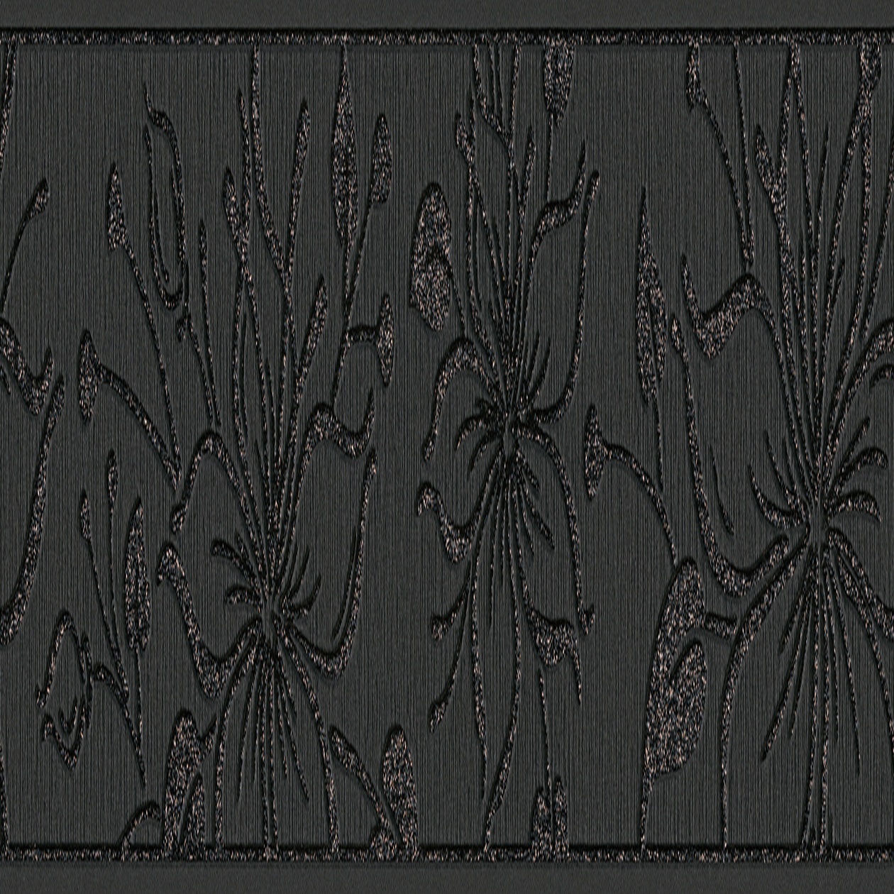 A.S. Creation Only Borders 10 346612 Papel pintado Diseño floral 0,13 x 5 m Negro