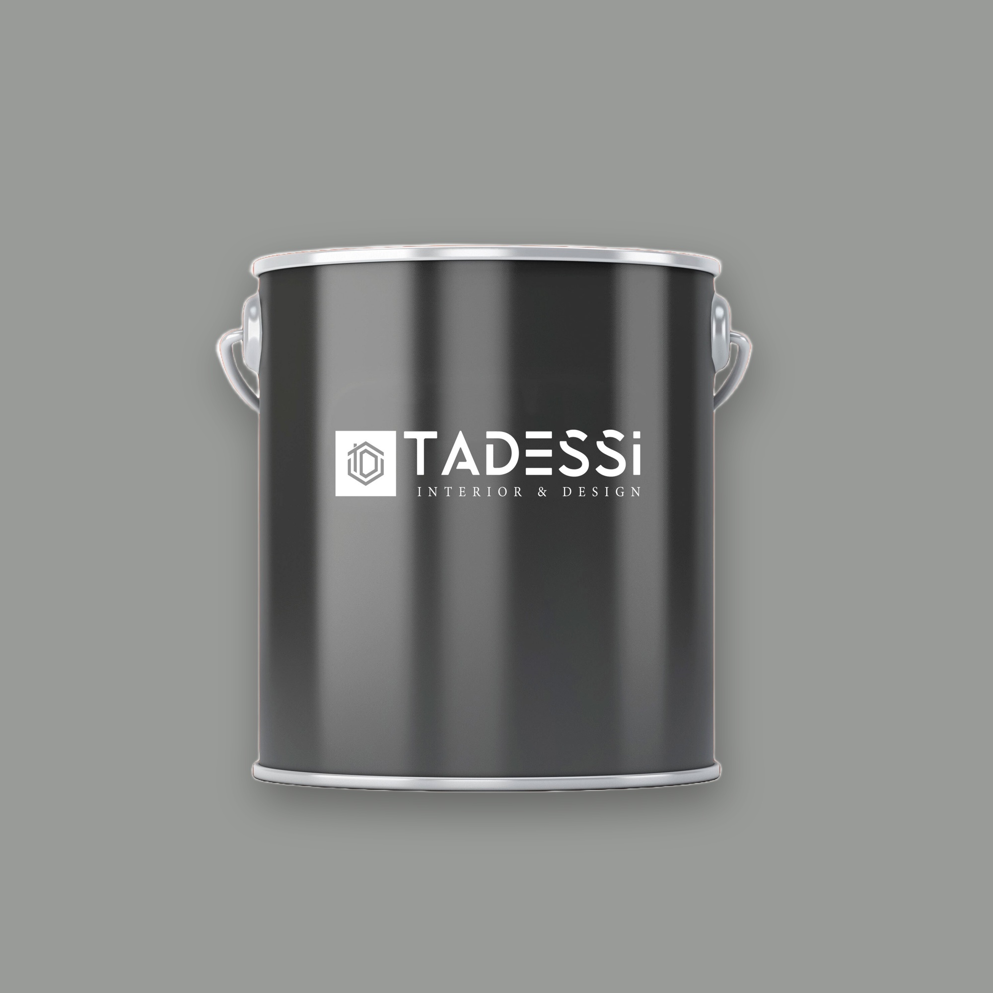 TADESSI Wall Select - Pintura de pared gris - Gris medio - Pintura de interior de alta calidad - Color intenso