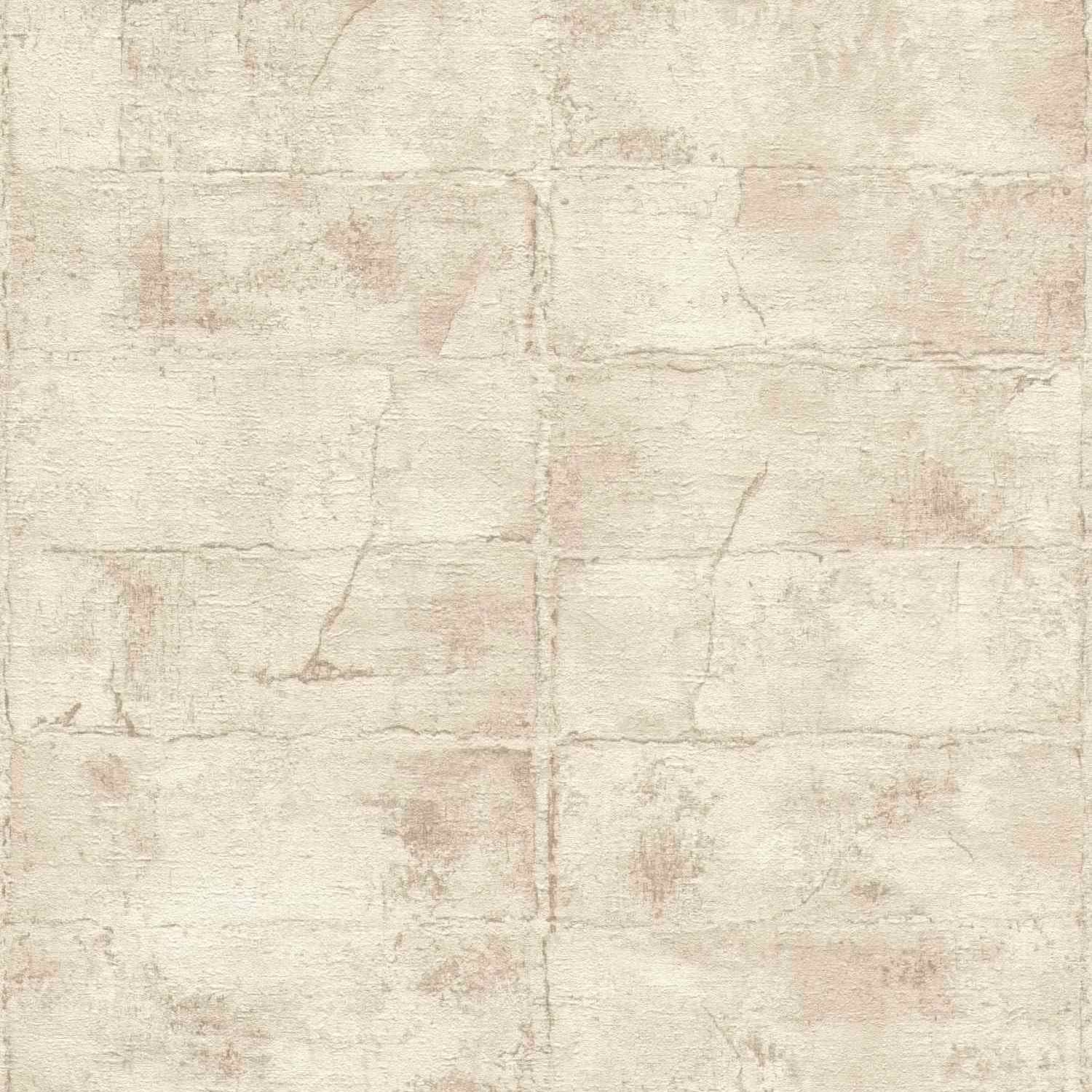 Rasch Hormigón 520132 Papel pintado no tejido Imitación piedra 0,53 x 10,05 m Gris Beige