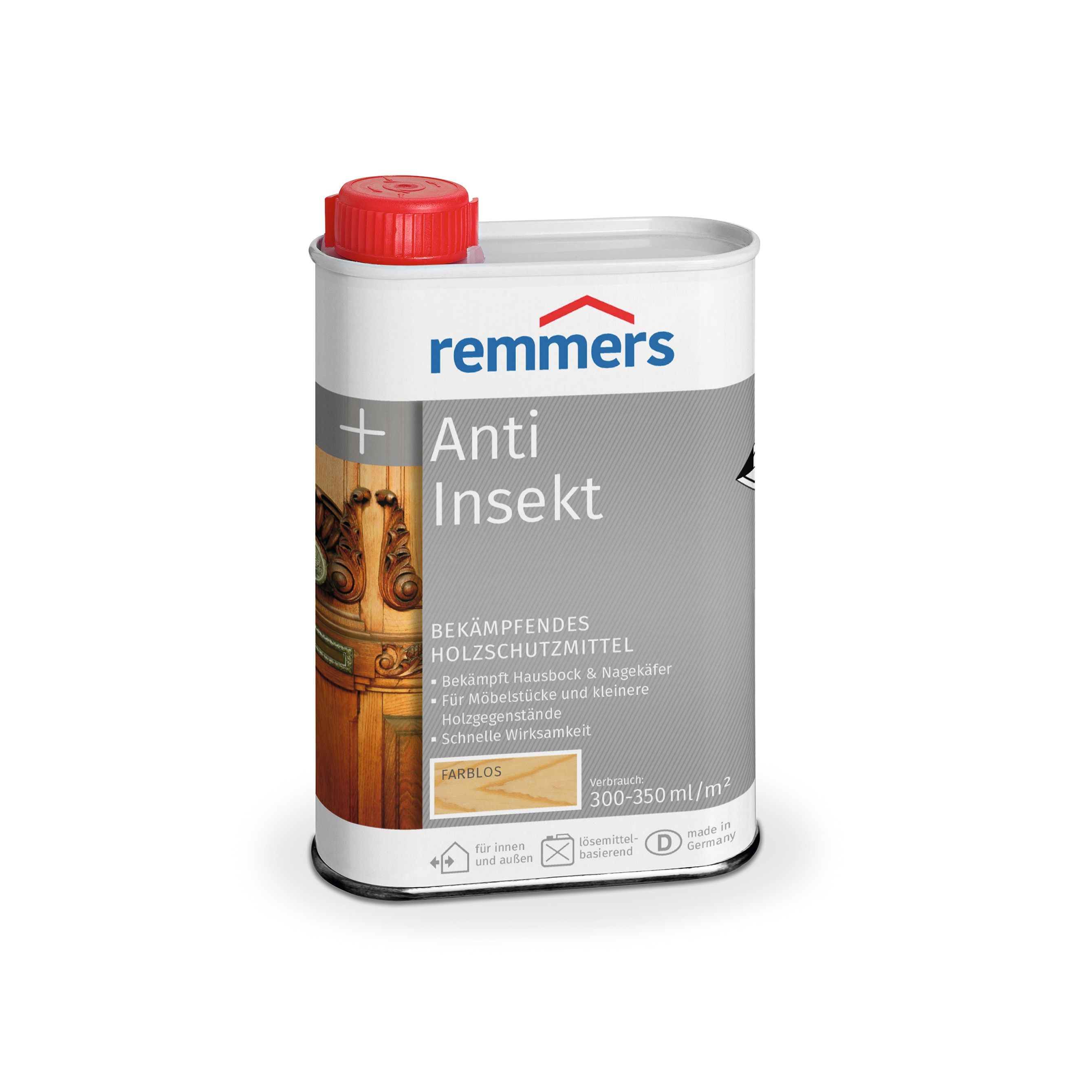Remmers Antiinsectos Conservante para madera Base solvente 250 ml